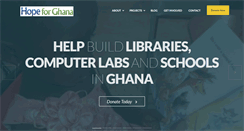 Desktop Screenshot of hopeforghana.com